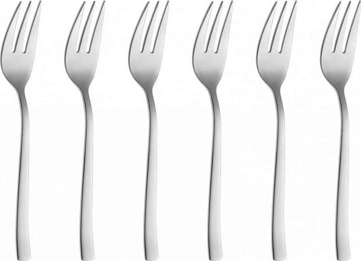 Gerlach 6 Onda cake fork set (6 Stück, Besteck Set)
