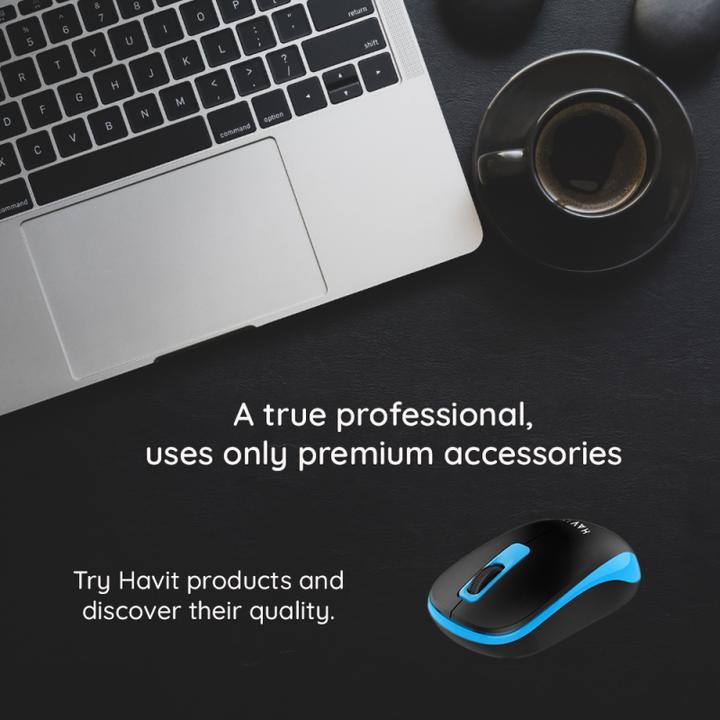 Actual product image Havit MS626GT universal wireless mouse (black) (Wireless)