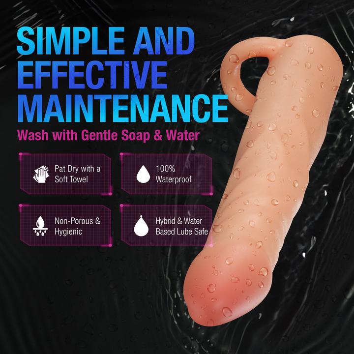 Image du produit Blush performance plus 2.5 inch silicone penis xtender beige