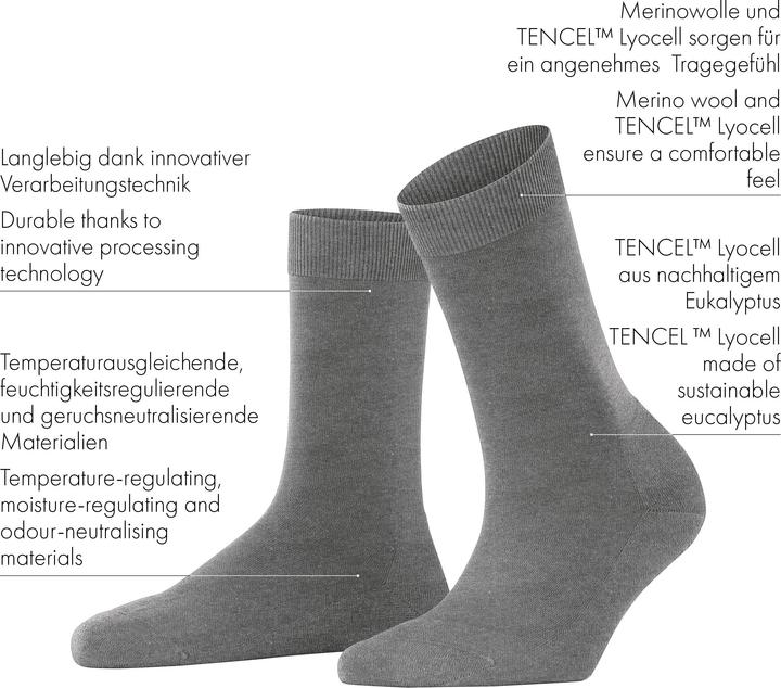 Produktbild Falke ClimaWool Damen Socken (Einzelpack, 39 - 40)