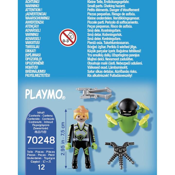 Produktbild Playmobil Agent mit Drohne (70248, Playmobil Special Plus)