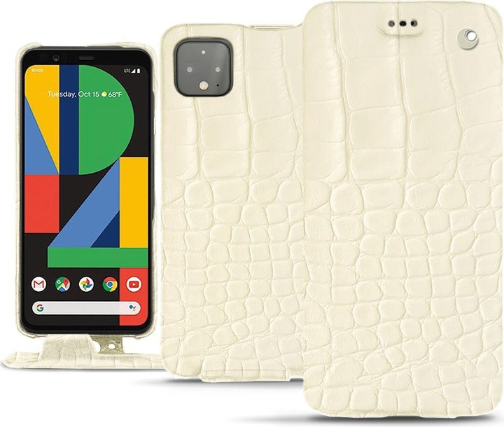 Actual product image Noreve Leather cover vertical (Google Pixel 4)