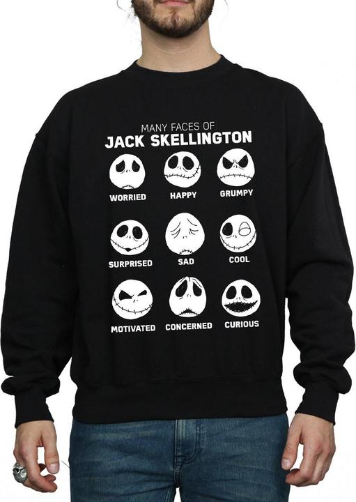 Produktbild Disney Nightmare Before Christmas The Many Faces Of Jack Sweatshirt (M)