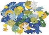 Immagine prodotto Rayher Sponge Space Outer Space Mix Glitter, 80 pezzi