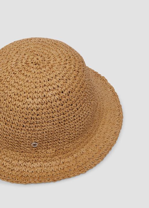 Image du produit S.Oliver Hut Hut aus Raffia mit Logo-Ring (Taille unique)