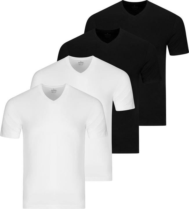 Produktbild Ragman 4er Pack Basic Unterhemd / Shirt Kurzarm (XXL)