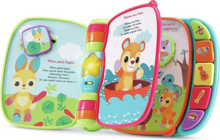 Image du produit VTech Jouet musical Mon premier livre de chansons bleu -FR- (Français)