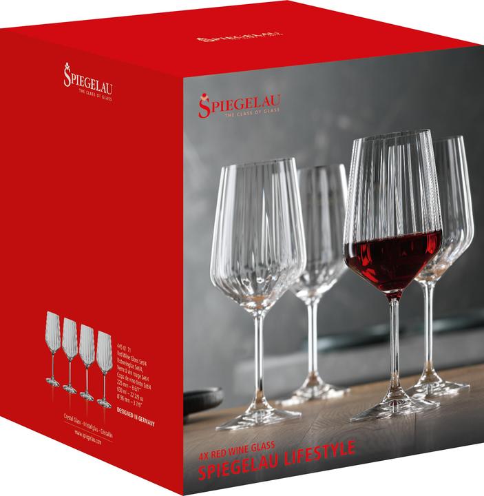 Actual product image Spiegelau Lifestyle-5118 (63 cl, 4 Glasses, Red wine glasses)