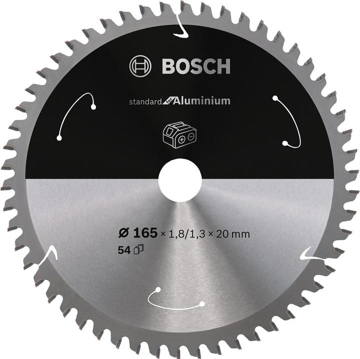 Produktbild Bosch Professional Zubehör PRO Aluminium cordless Kreissägeblatt, 165 x 1,8 x 20 mm