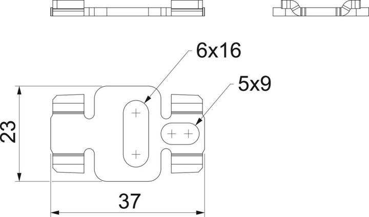 Actual product image OBO Bettermann OBO external fixing connection