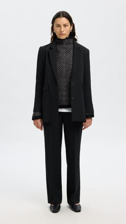 Produktbild Selected Fischgrät Strickpullover (M)