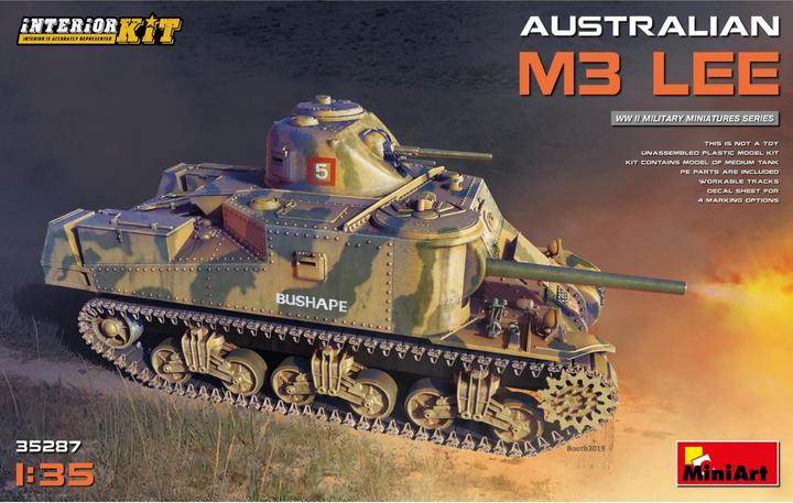 Image du produit Mini art Australienne M3 Lee. Kit d'intérieur