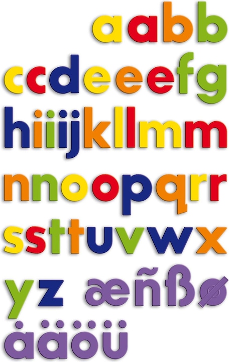 Actual product image Quercetti ABC Magneet Set, 48pcs. (48 x)