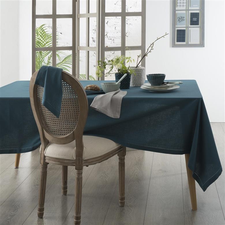 Thumbnail - Atmosphera, Tischdecke, TABLECLOTH CHAM JANE BL140X240 (240 x 140 cm)