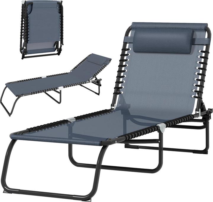 Actual product image Outsunny Folding lounger (189 cm)