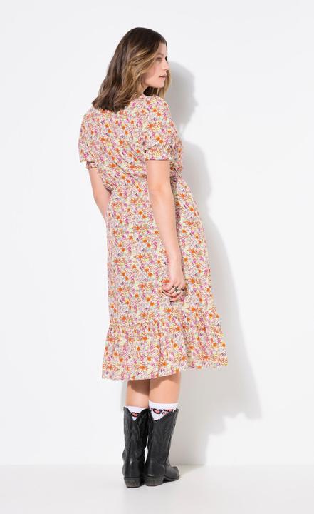 Produktbild Studio Untold Midikleid, A-Linie, Minimal-Flowers, Volant (50, 52)