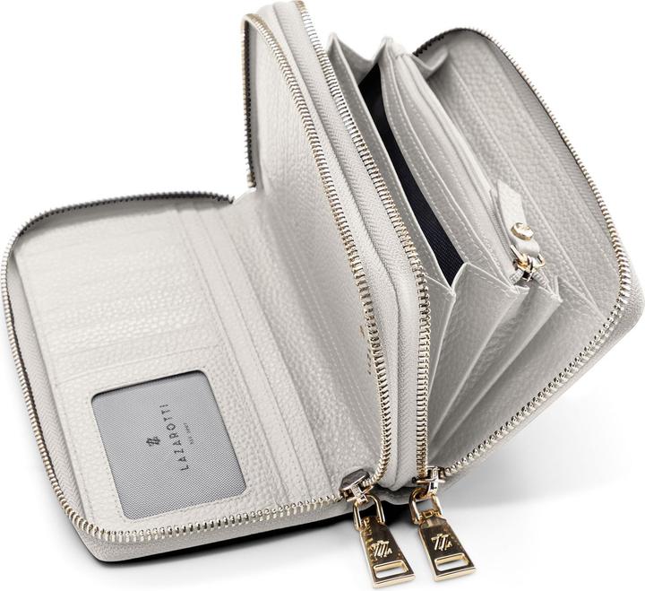 Actual product image Lazarotti Bologna Leather wallet RFID protection leather 20 cm