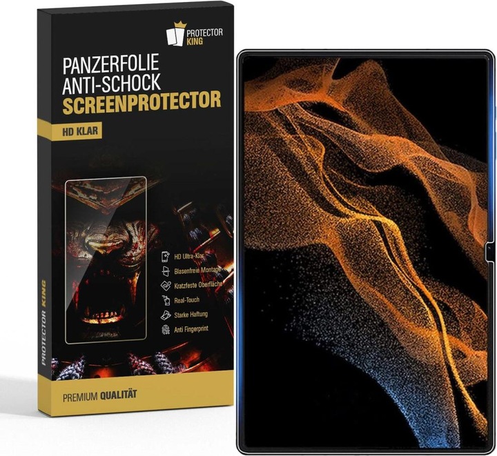 Produktbild Protectorking 4x 9H Panzerglas flexibel HD Klar (4 Stück, Galaxy Tab S8 Ultra)