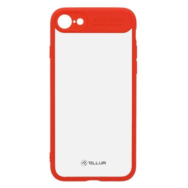 Tellur Cover Hybrid Matte Bumper voor iPhone 8 Plus rood (Apple iPhone 8 Plus), Smartphonehoes, Rood