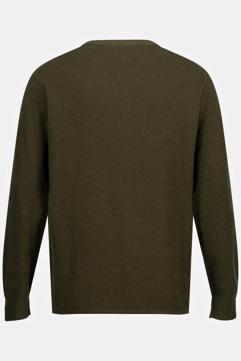 Produktbild JP1880 Strickhenley, Pullover, Langarm, Strukturstrick, Rundhals (5XL)