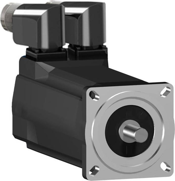 Actual product image Schneider AC servo, SH3, 70 mm, 3.1 nm, smooth shaft IP54/IP65, multiturn 128 P/U, 2x M23, brake SH30703P02F2