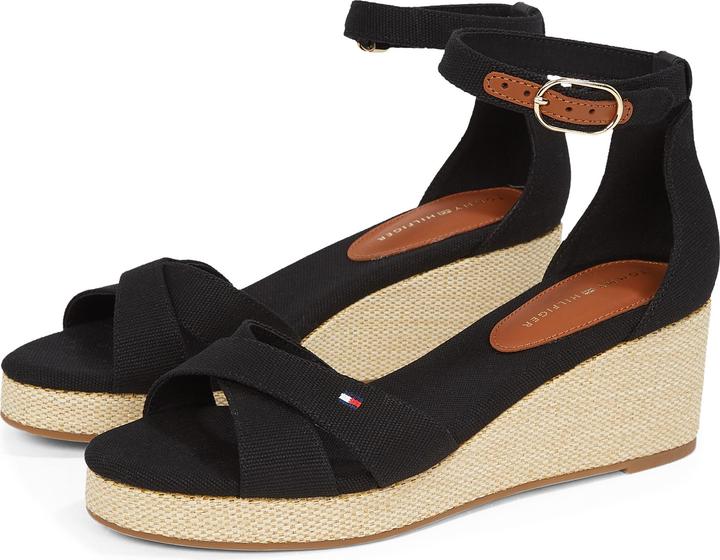 Actual product image Tommy Hilfiger Flag Criss-Cros Mid Wedge Espad (40)