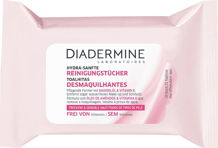 Diadermine Hydra-Sanfte Reinigungstücher (Reinigungstücher)