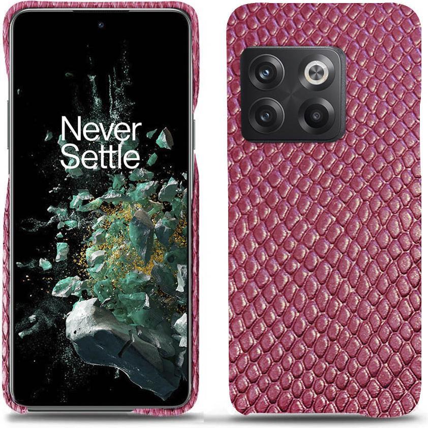 Noreve Lederschutzhülle (OnePlus 10T), Smartphone Hülle, Rosa