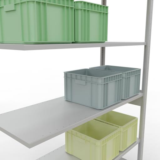 Image du produit Schulte Lagertechnik Système enfichable Élément suivant MULTIplus150 avec traverse de longueur