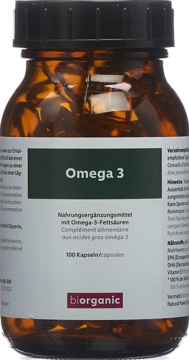 Produktbild Biorganic Omega-3 Kaps (100 Stück, Kapseln, 210 g)