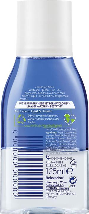 Actual product image NIVEA Make-up Entferner für wasserfestes Make-up (Make-up remover, 125 ml)