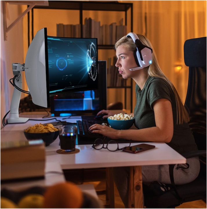Image du produit Ergotron Bras pour moniteur de bureau Hx (Tables, 49")
