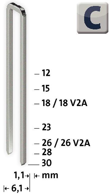 Actual product image Novus Narrow back clamps 4/26