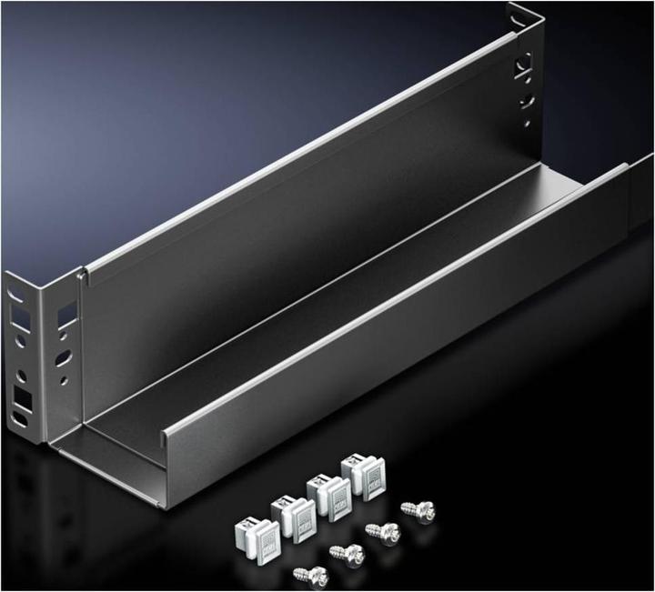 Actual product image Rittal IT cable tray, variable depth RAL 9005