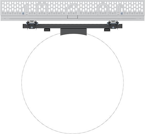 Produktbild Multibrackets Monitor Rahmen, für Säulenmontage, 50"/2766