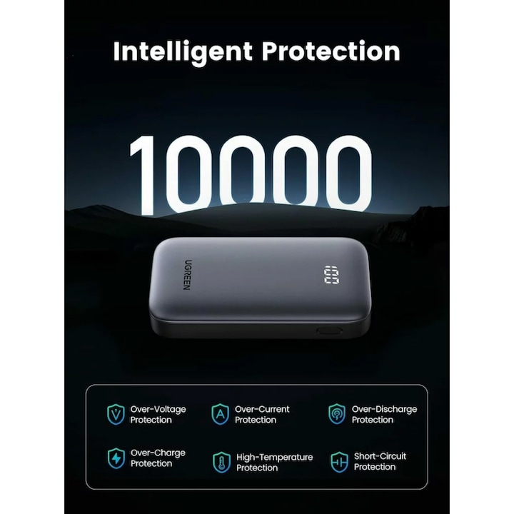 Produktbild Ugreen Mini Powerbank (10000 mAh, 30 W, 36 Wh)