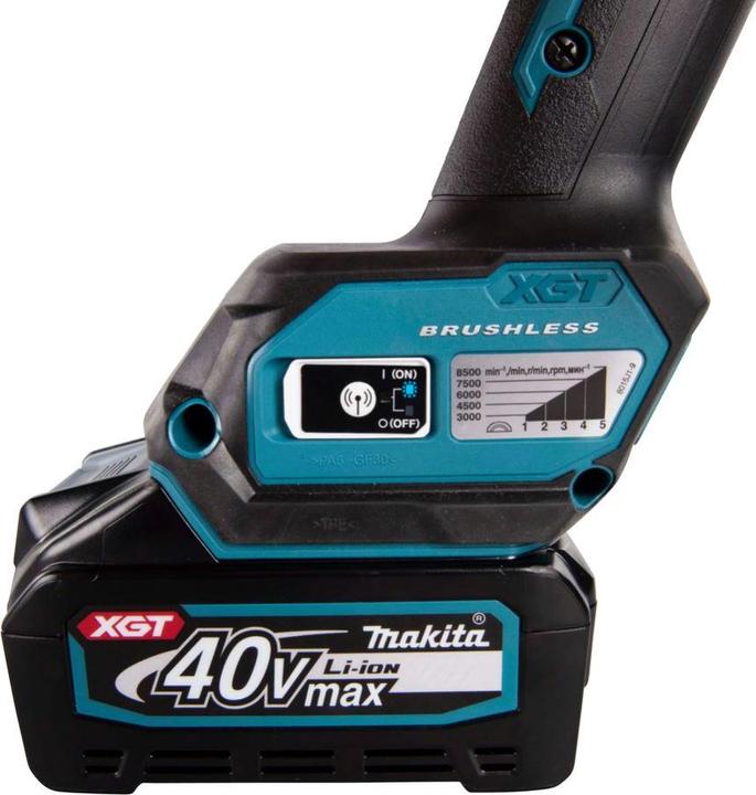 Produktbild Makita XGT GA023GM201 Akku-Winkelschleifer 40VMAX (125 mm)