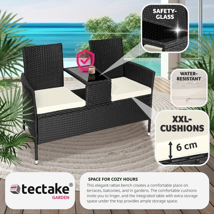 Image du produit tectake Banc de jardin