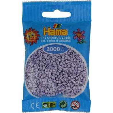 Hama mini perler 2000stk lys lavendel