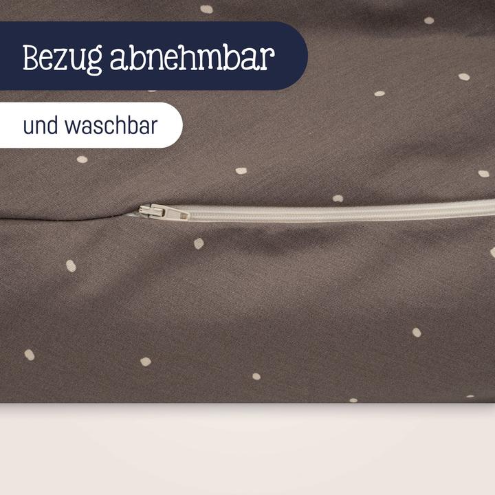 Actual product image Julius Zöllner Nursing cushion with button, Organic Wild Dots (75 cm)