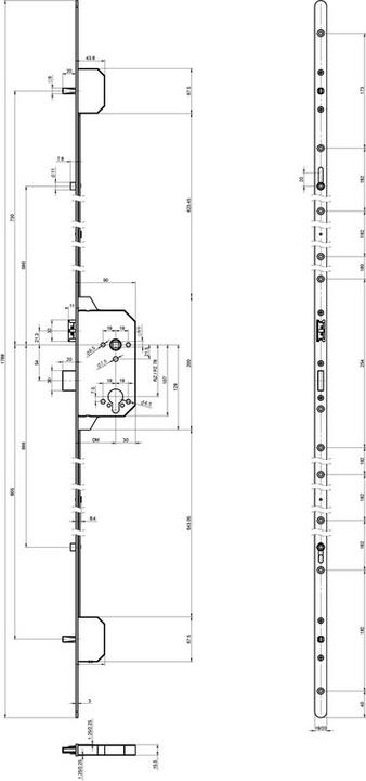 Actual product image MSL Multipoint fastener BiTribloc 30740