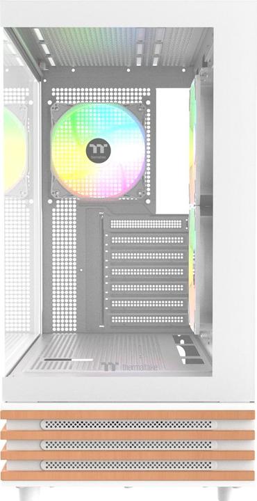 Produktbild Thermaltake View 270 Plus WS ARGB (weiss/holz, Tempered Glass x 2, Holz-Struktur) (ATX, Micro ATX (mATX), Mini-ITX)