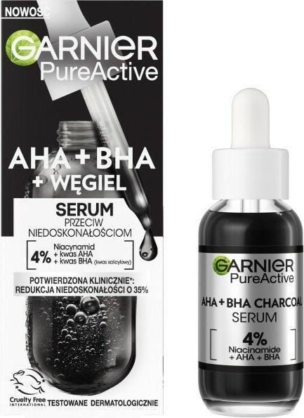 Immagine prodotto Garnier Siero Attivo Puro contro le Imperfezioni Aha + Bha + Carbone 30Ml (30 ml)