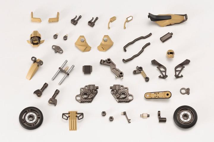 Actual product image Kotobukiya Hexa Gear Plastic Model Kit 1/24 Alternative Cross Rider Desert Color Ver. 10 cm