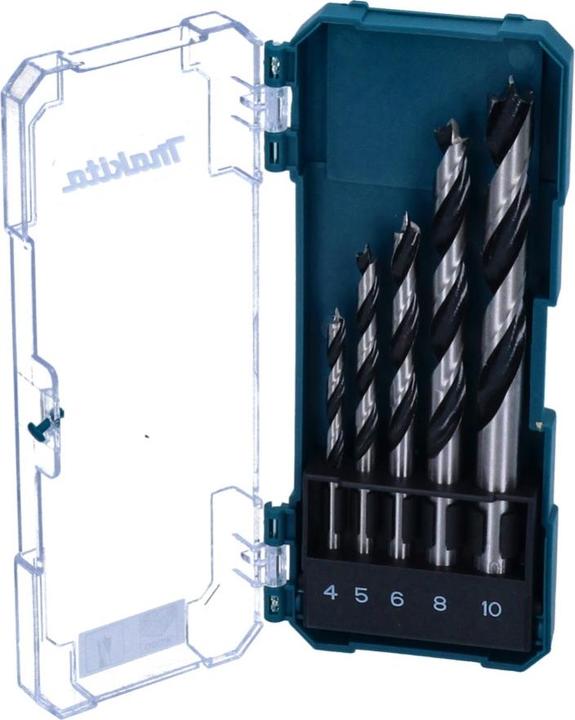 Productafbeelding Makita Houtboren set 4-10mm (6 mm, 10 mm, 5 mm, 8 mm, 4 mm)