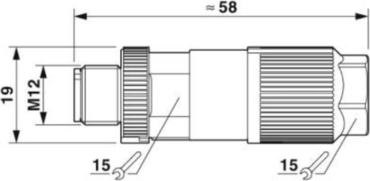Immagine prodotto Phoenix Contact M12 SPEEDCON, X-coded,8W, Ethernet CAT6A
