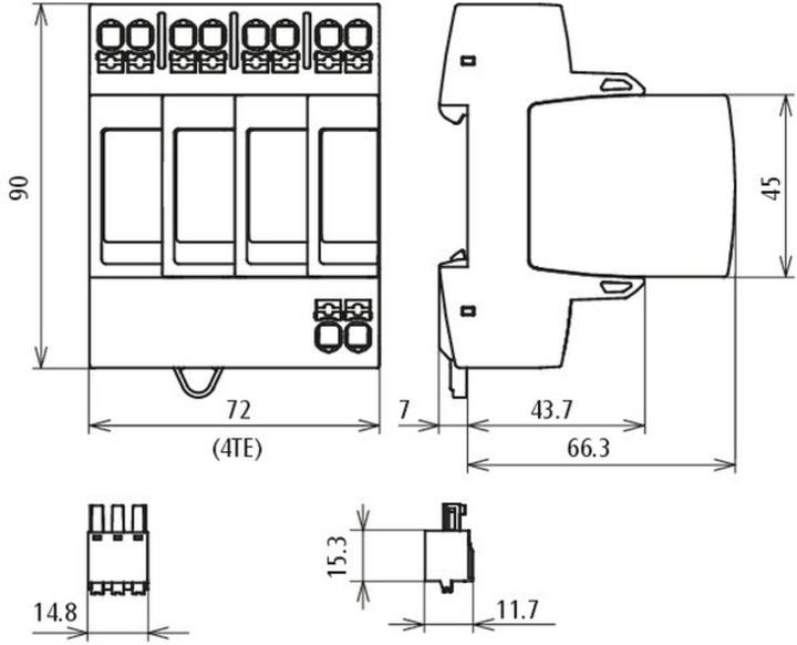 Actual product image Dehn 942405 DG MP TNS 275 FM
