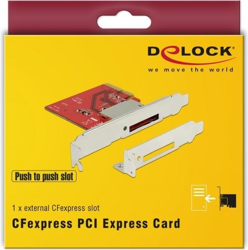 Produktbild Delock PCI Express > 1x external CFexpress slot (PCI-E x4)