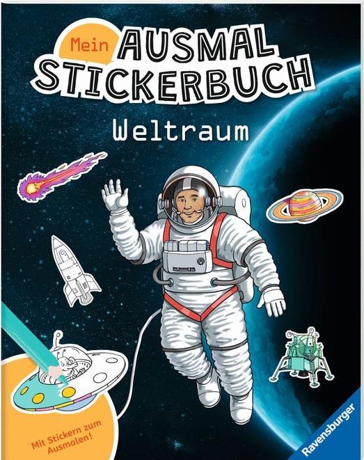 Ravensburger Mein Ausmalstickerbuch: Weltraum