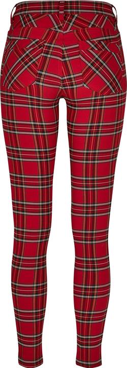 Actual product image Urban Classics Ladies Skinny Tartan Pants (33)